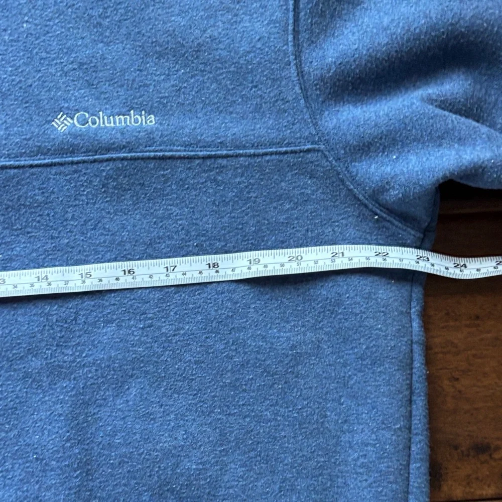 Columbia Men's Half-Zip Sweater in Blue - Picture 4 of 5